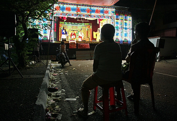 Teow Chew Opera performance during the Hungry Ghost Festival