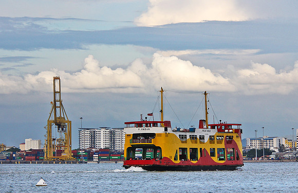 Ferry between Penang Island and mainland
